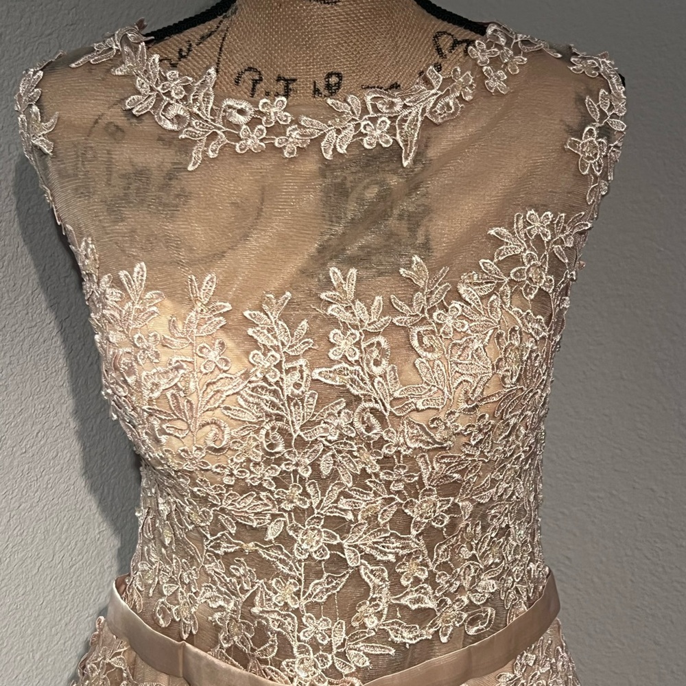 Cdress Women's Short Tulle Junior Prom Dress Lace - Picture 2 of 4